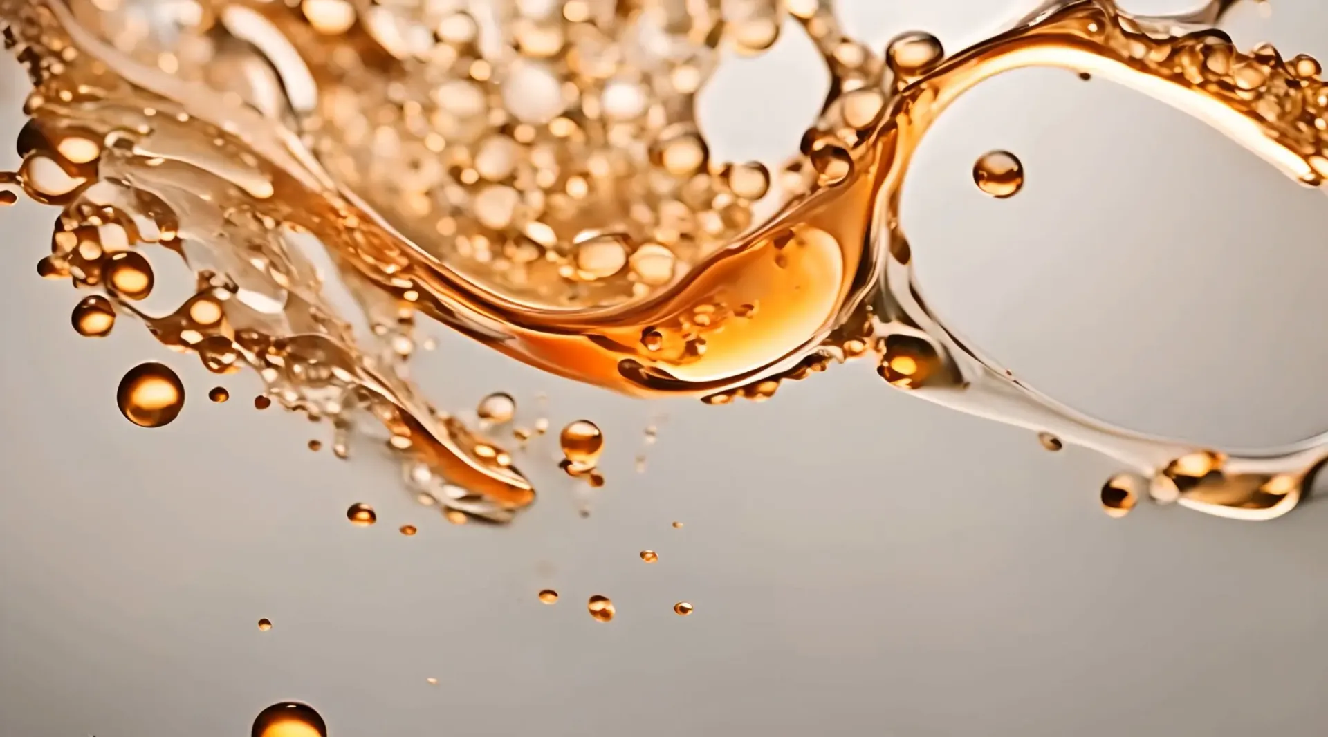 Artistic Glistening Liquid Gold Video Backdrop